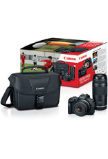 Canon EOS R100 Mirrorless Camera with 18-45mm and 75-300mm Lenses