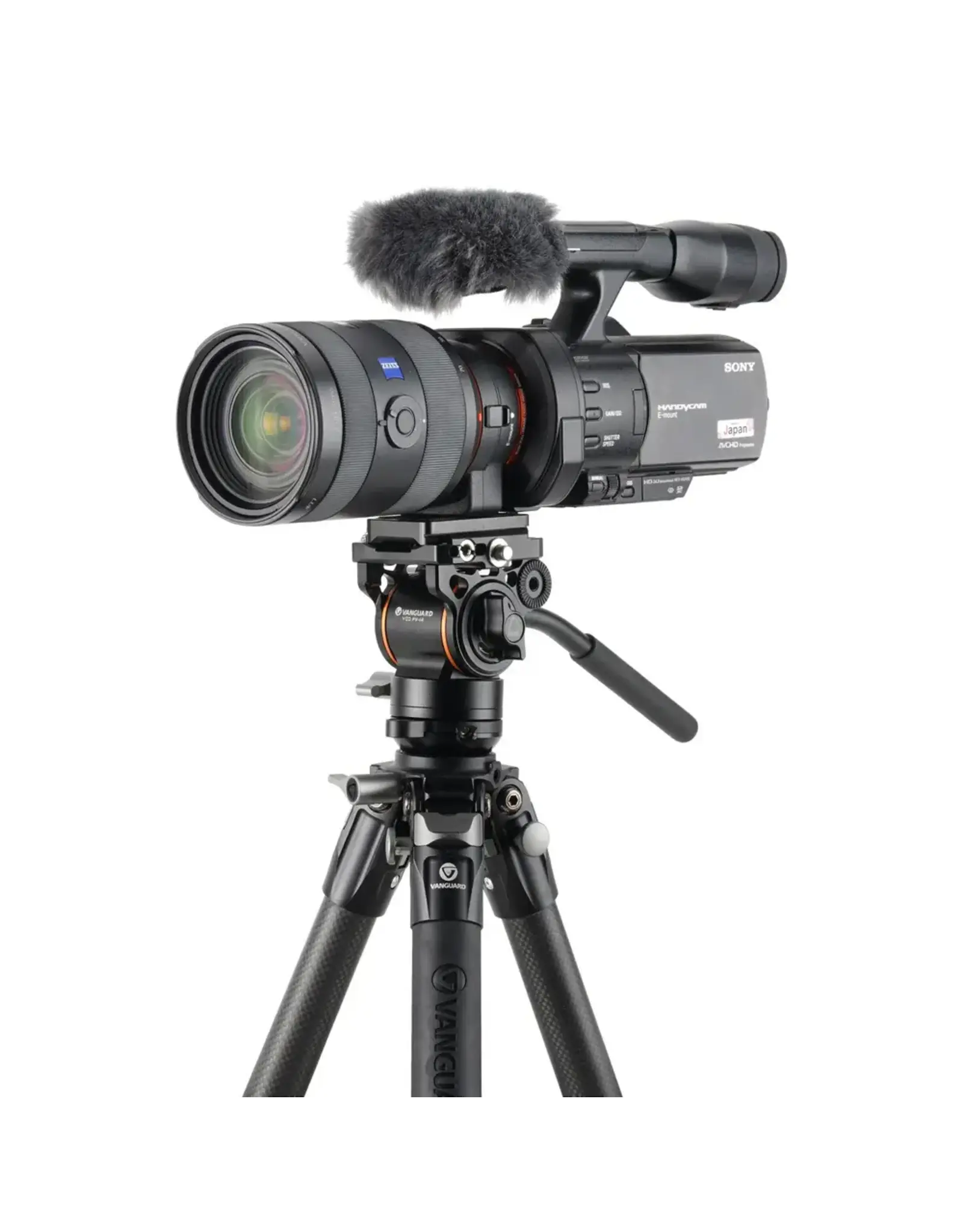 Vanguard Carbon Fiber Tripod with VEO PV-14 Video Head, QS-71P
