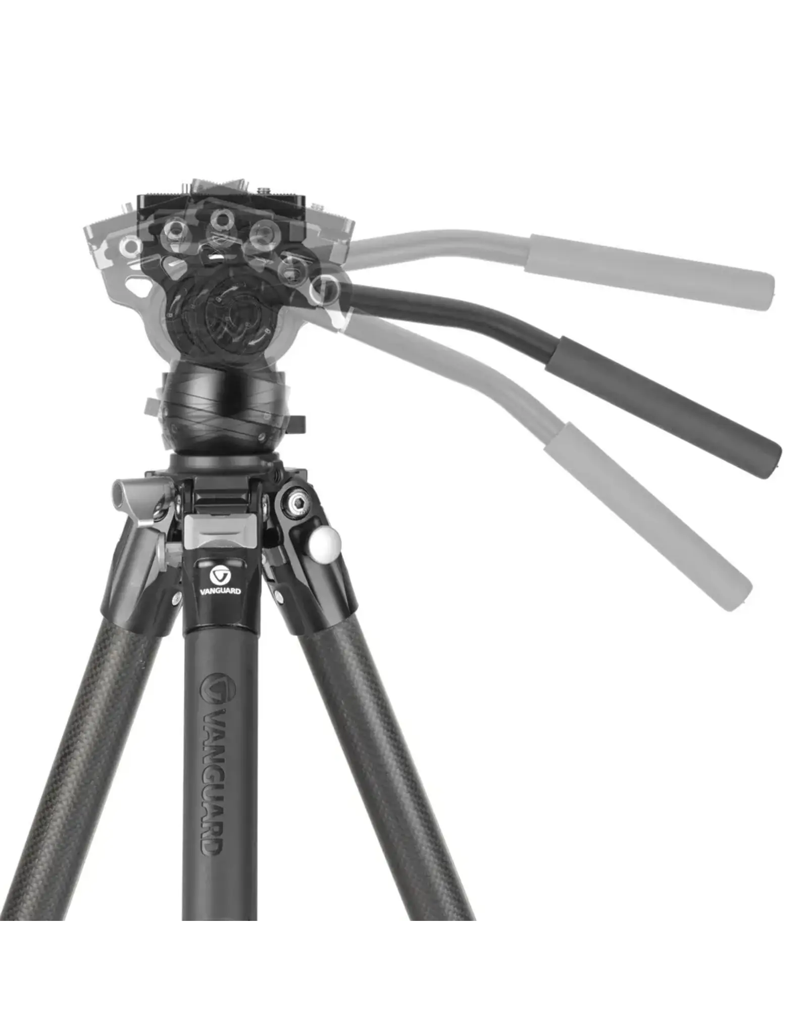 Vanguard Carbon Fiber Tripod with VEO PV-14 Video Head, QS-71P