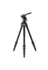 Vanguard Aluminum Tripod with VEO PV-12 Video Head, QS-55P