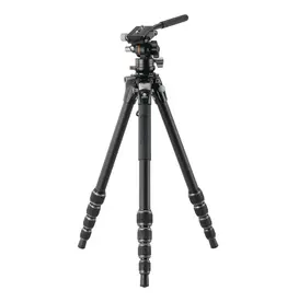 Vanguard Aluminum Tripod with VEO PV-12 Video Head, QS-55P