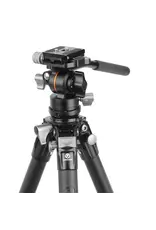 Vanguard Aluminum Tripod with VEO PV-12 Video Head, QS-55P