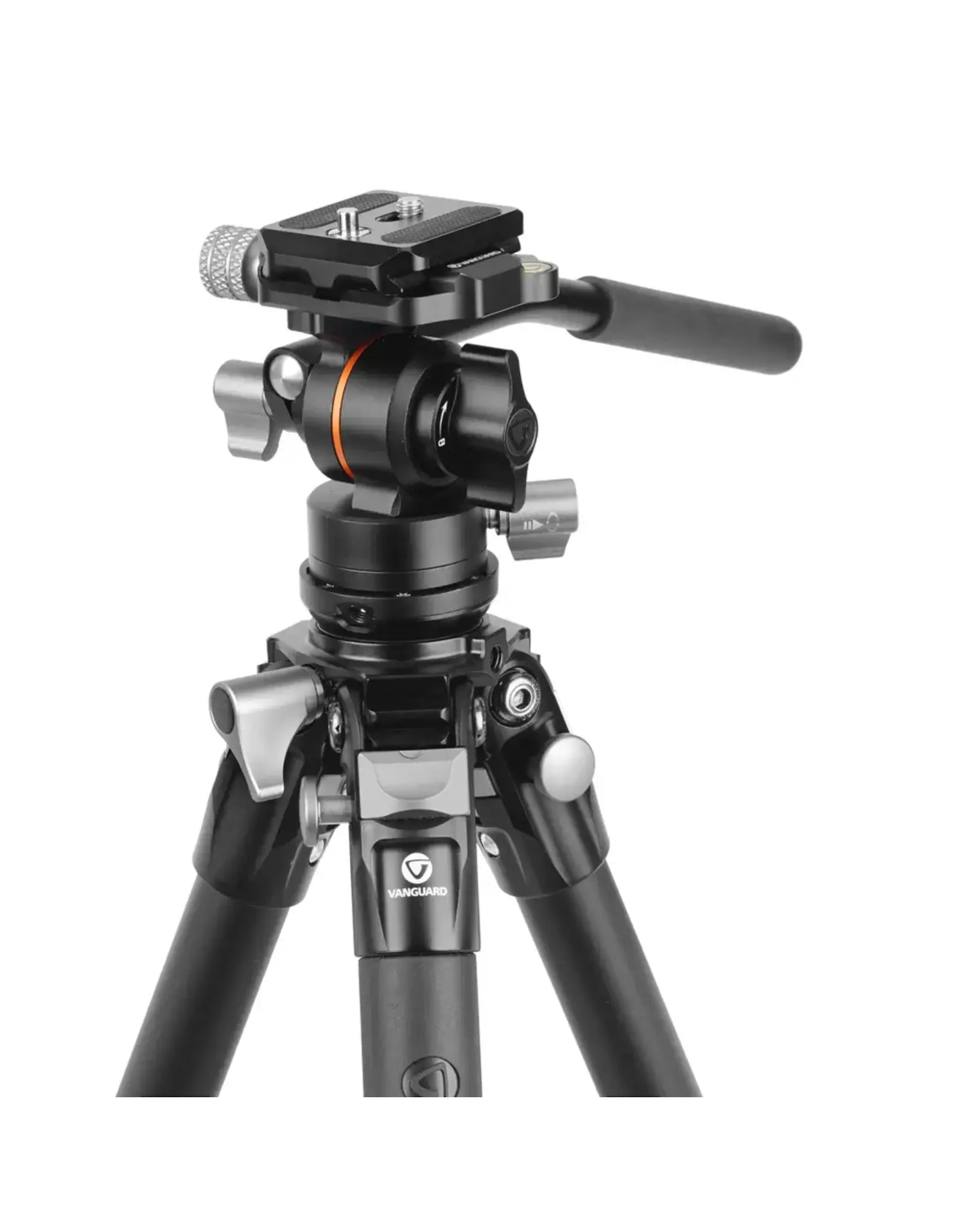 Vanguard Aluminum Tripod with VEO PV-12 Video Head, QS-55P