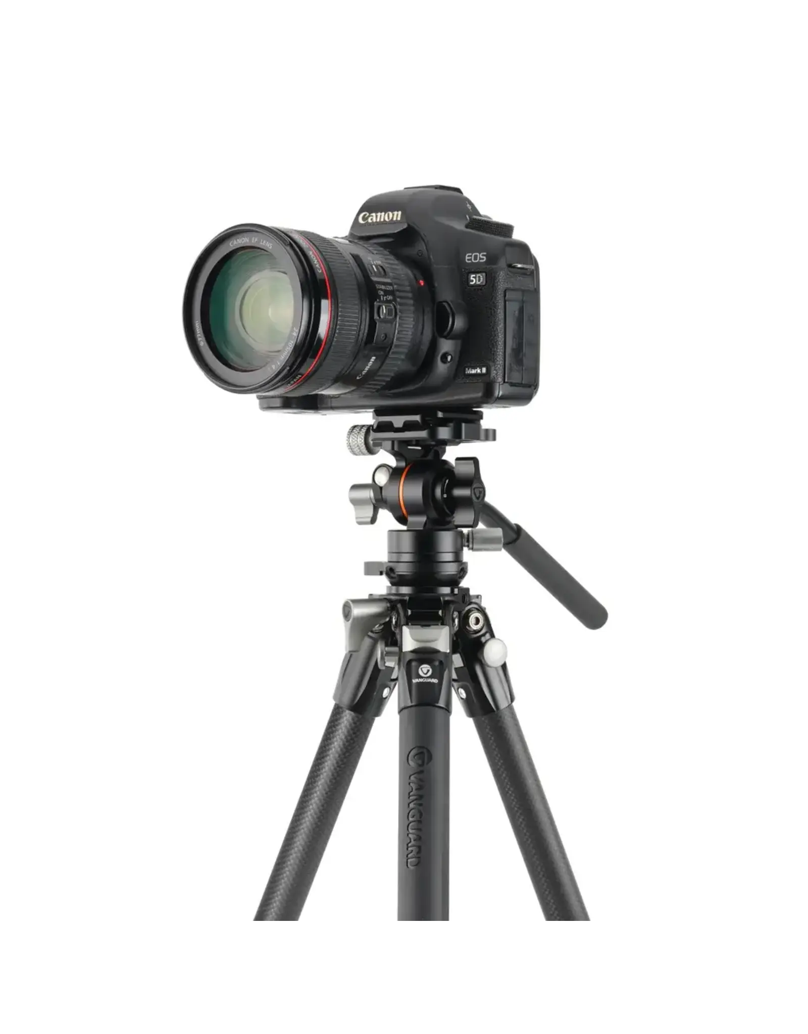 Vanguard Carbon Fiber Tripod with VEO PV-12 Video Head, QS-55P