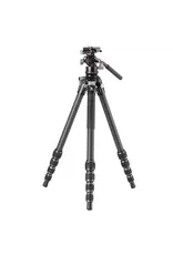 Vanguard Carbon Fiber Tripod with VEO PV-12 Video Head, QS-55P