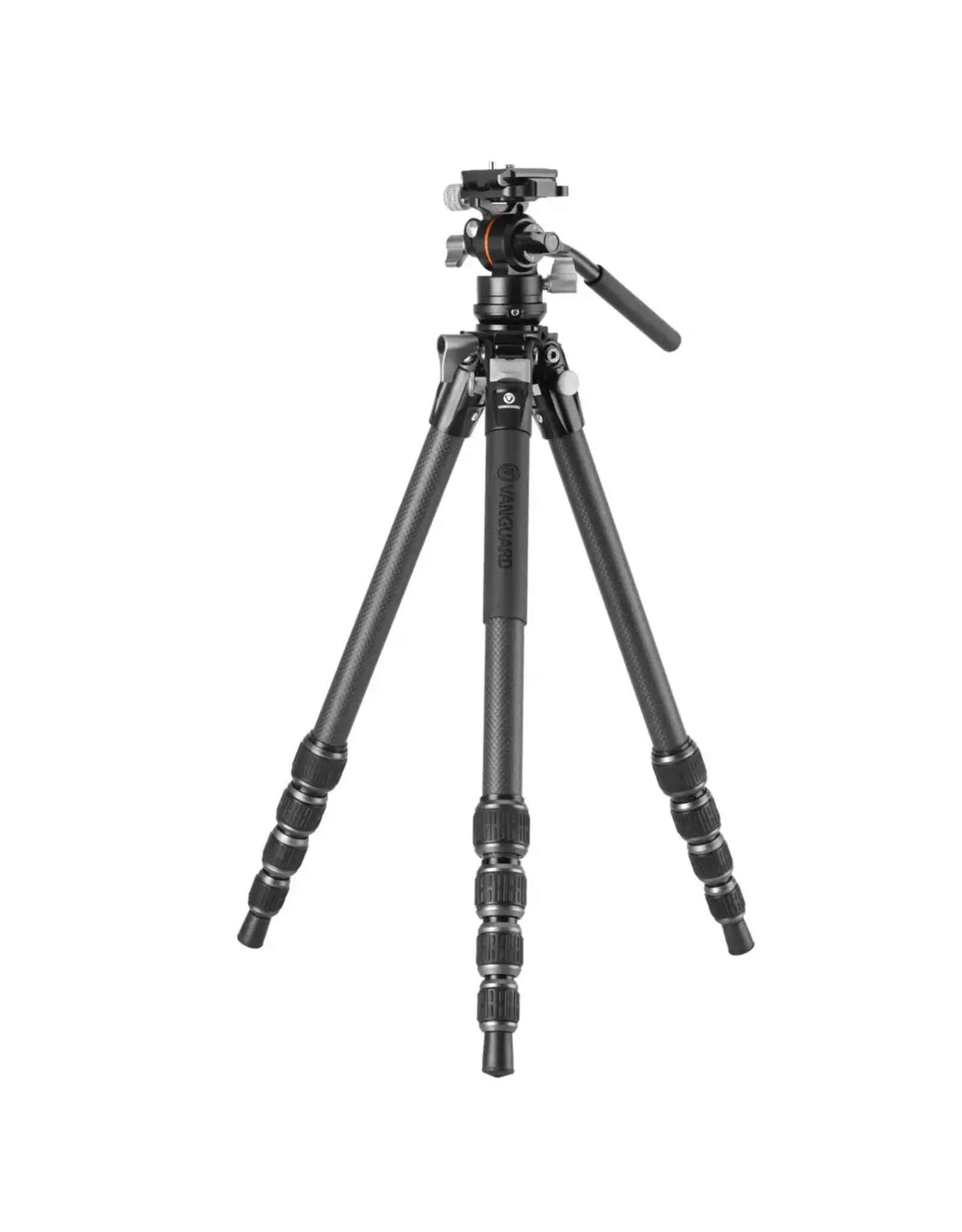 Vanguard Carbon Fiber Tripod with VEO PV-12 Video Head, QS-55P