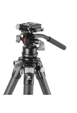 Vanguard Carbon Fiber Tripod with VEO PV-12 Video Head, QS-55P