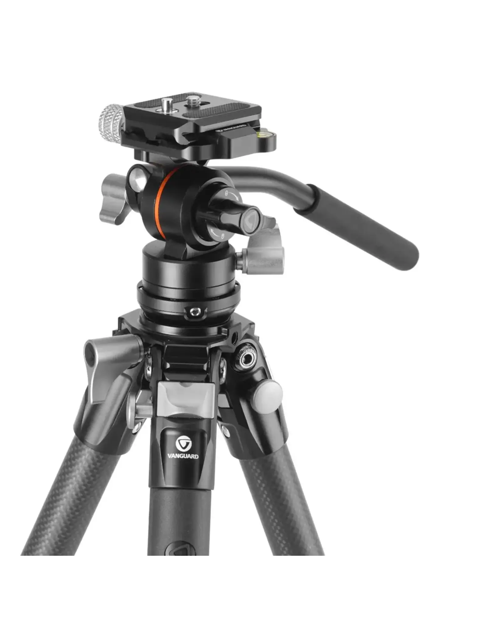 Vanguard Carbon Fiber Tripod with VEO PV-12 Video Head, QS-55P