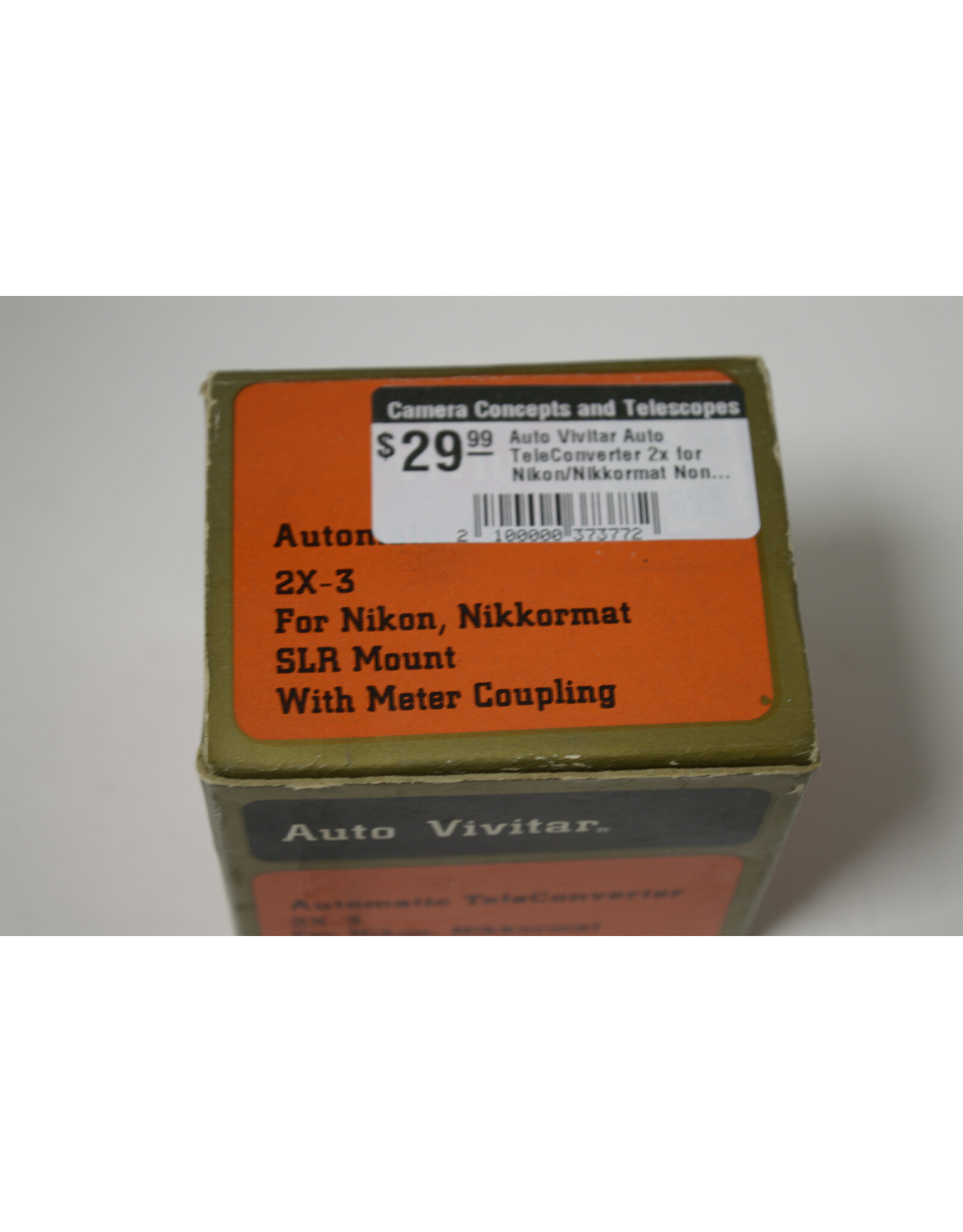 Vivitar Auto Vivitar Auto TeleConverter 2x for Nikon/Nikkormat Non-AI Mountwith case