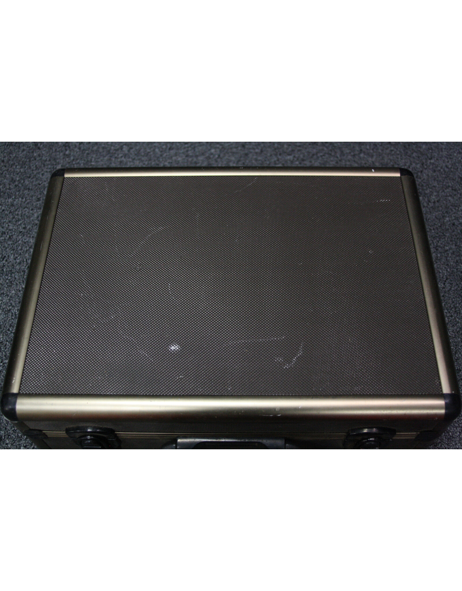 Unbranded 16.5 x 12 x 5.5" aluminum case with padded interior