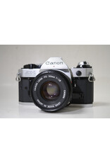 Canon Canon AE-1 Program 35mm SLR Film Camera with 50mm 1.8 Lens Tested and Working!