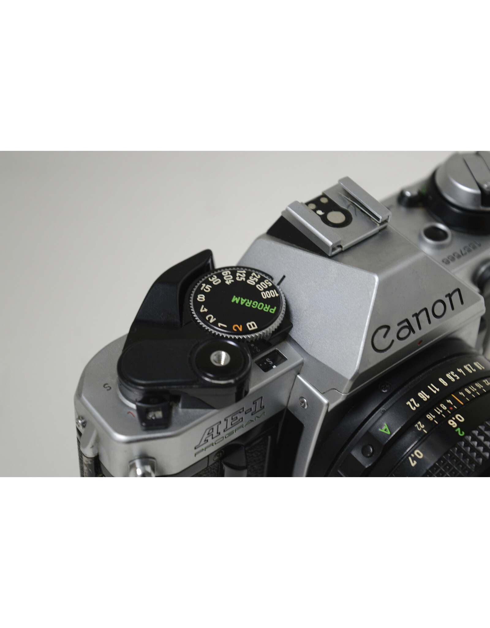 Canon Canon AE-1 Program 35mm SLR Film Camera with 50mm 1.8 Lens Tested and Working!