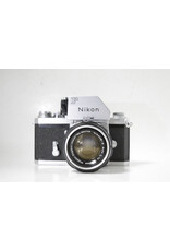 Nikon Nikon F Photomic FTN 35mm SLR Film Camera 50mm f/1.4 lens Meter Works  with Case (Pre-Owned) (see notes)