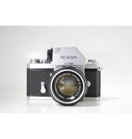 Nikon Nikon F Photomic FTN 35mm SLR Film Camera 50mm f/1.4 lens Meter Works  with Case (Pre-Owned) (see notes)