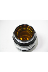 Nikon Nikkor-S Auto 50mm f/1.4 lens, with 52mm Unbranded Orange (85A) filter (Pre-owned)