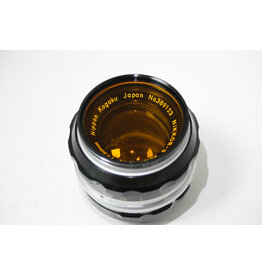 Nikon Nikkor-S Auto 50mm f/1.4 lens, with 52mm Unbranded Orange (85A) filter (Pre-owned)