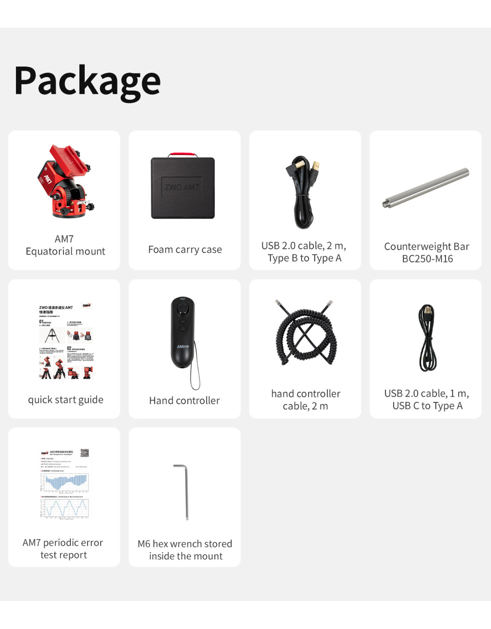 ZWO ZWO AM7 Harmonic Drive Equatorial Mount
