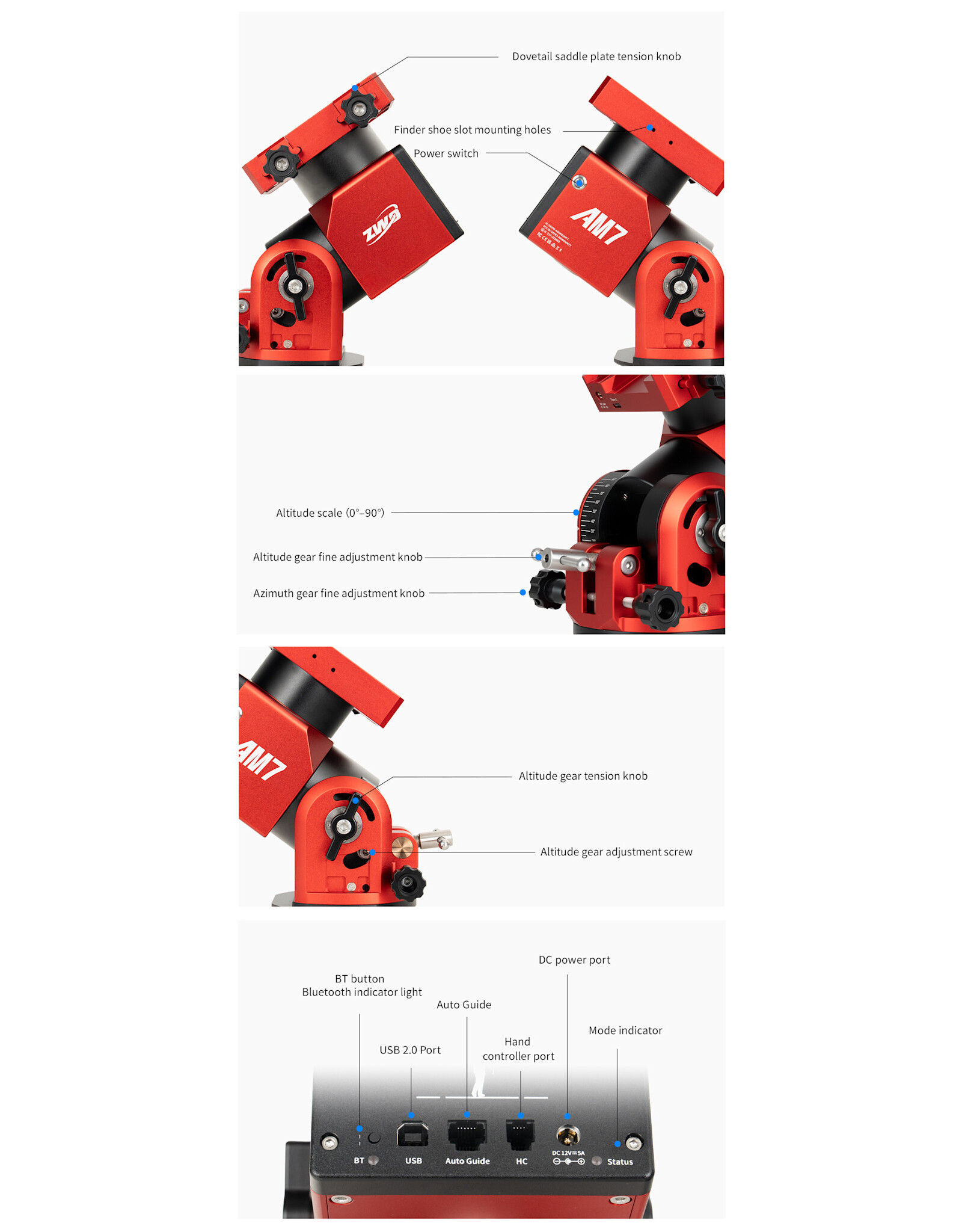 ZWO ZWO AM7 Harmonic Drive Equatorial Mount