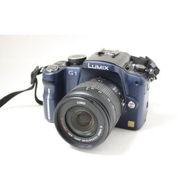 Lumix Lumix G1 with Lumix G Vario 14-45mm f/3.5-5.6 lens, neck strap, battery and charger (Pre-owned)