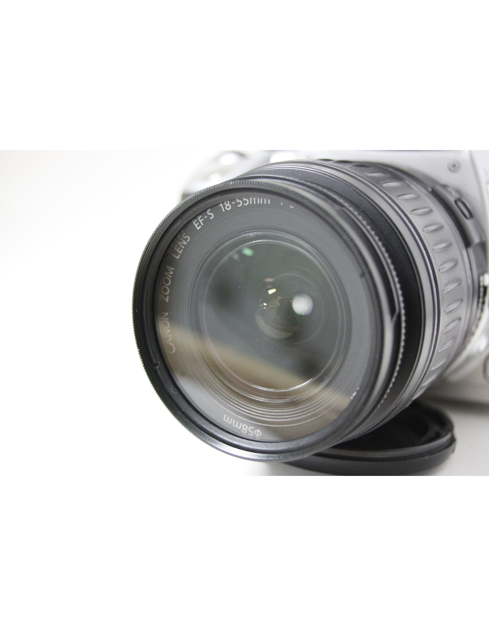 Canon Canon EOS Rebel XTI 10.1MP DSLR Camera EFS 18-55mm Lens Battery - Tested