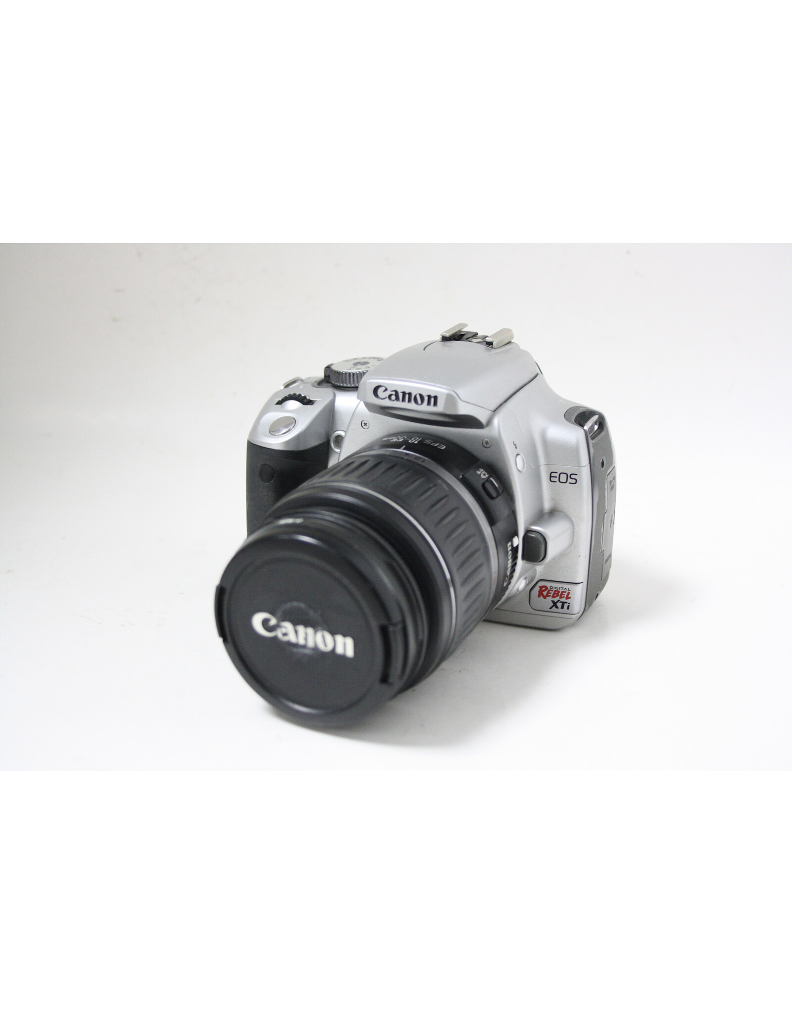 Canon Canon EOS Rebel XTI 10.1MP DSLR Camera EFS 18-55mm Lens Battery - Tested