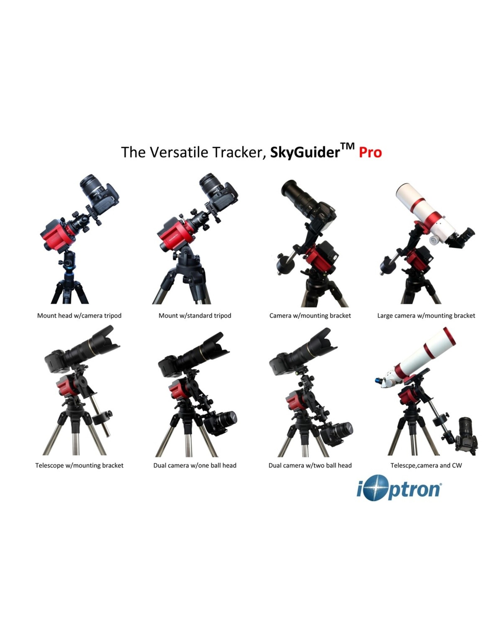 iOptron iOptron SkyGuiderTM Pro Camera Mount Full Package