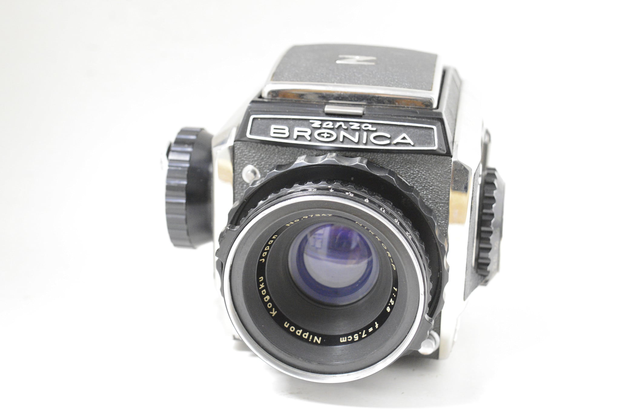 Zenza Bronica S2 6x6 with Nikkor-P 7.5cm f2.8 (Pre-Owned) - Camera