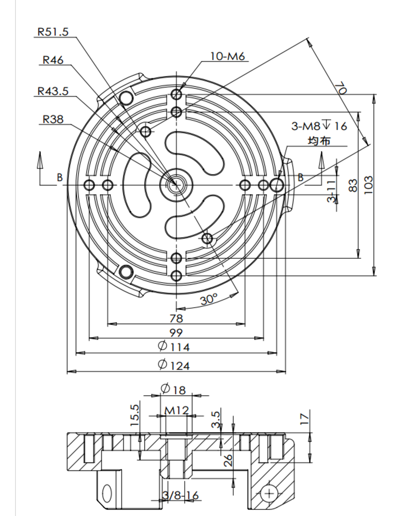 iOptron iOptron Carbon Fiber Tripod for HEM27, CEM40, SkyHunter, SkyGuider - 8061A