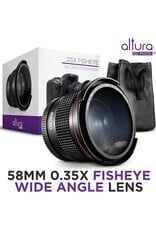 Vivitar Altura Photo 58MM 0.35x Fisheye Wide Angle Lens (w/Macro Portion) for DSLR Cameras
