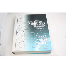 The Night Sky Observer's Guide: Volume 2 Spring and Summer - Hardcover Book (Pre-owned)