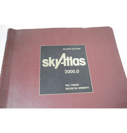 SkyAtlas 2000.0 2nd Edition - Leather Cover Spiral Book - (Pre-owned)