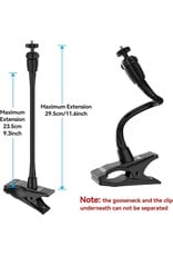 Smatree Flexible Jaws Flex Clamp Mount Gooseneck Extension  (OPEN BOX)