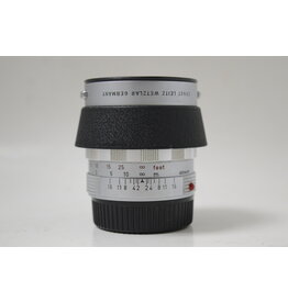 Leica M 50mm f1.4 Summilux Chrome Lens with Lens hood and cap SN 1689370