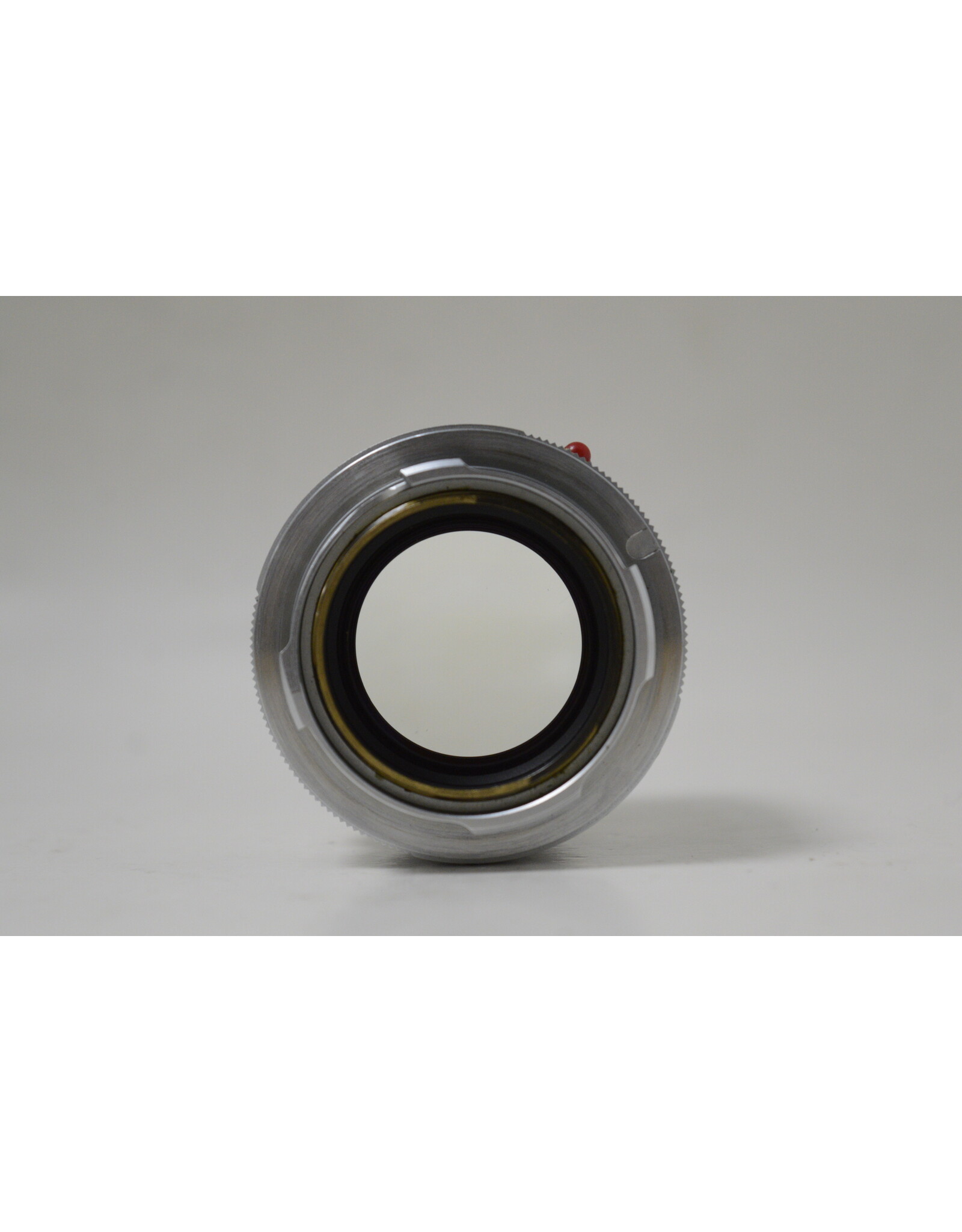 Leica M 50mm f1.4 Summilux Chrome Lens with Lens hood and cap SN 1689370