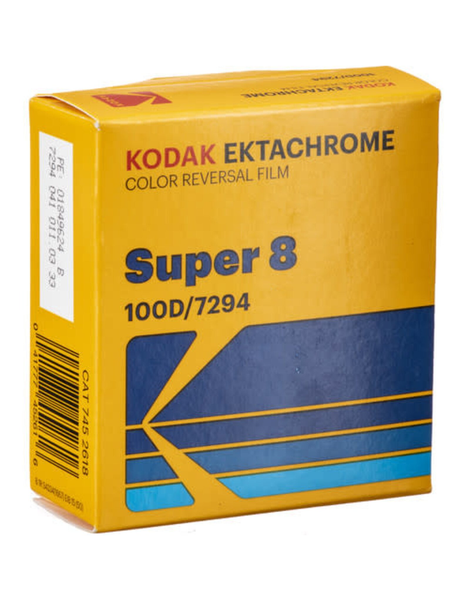 Kodak Ektachrome 100D Color Transparency Film #7294 (Super 8, 50' Roll)