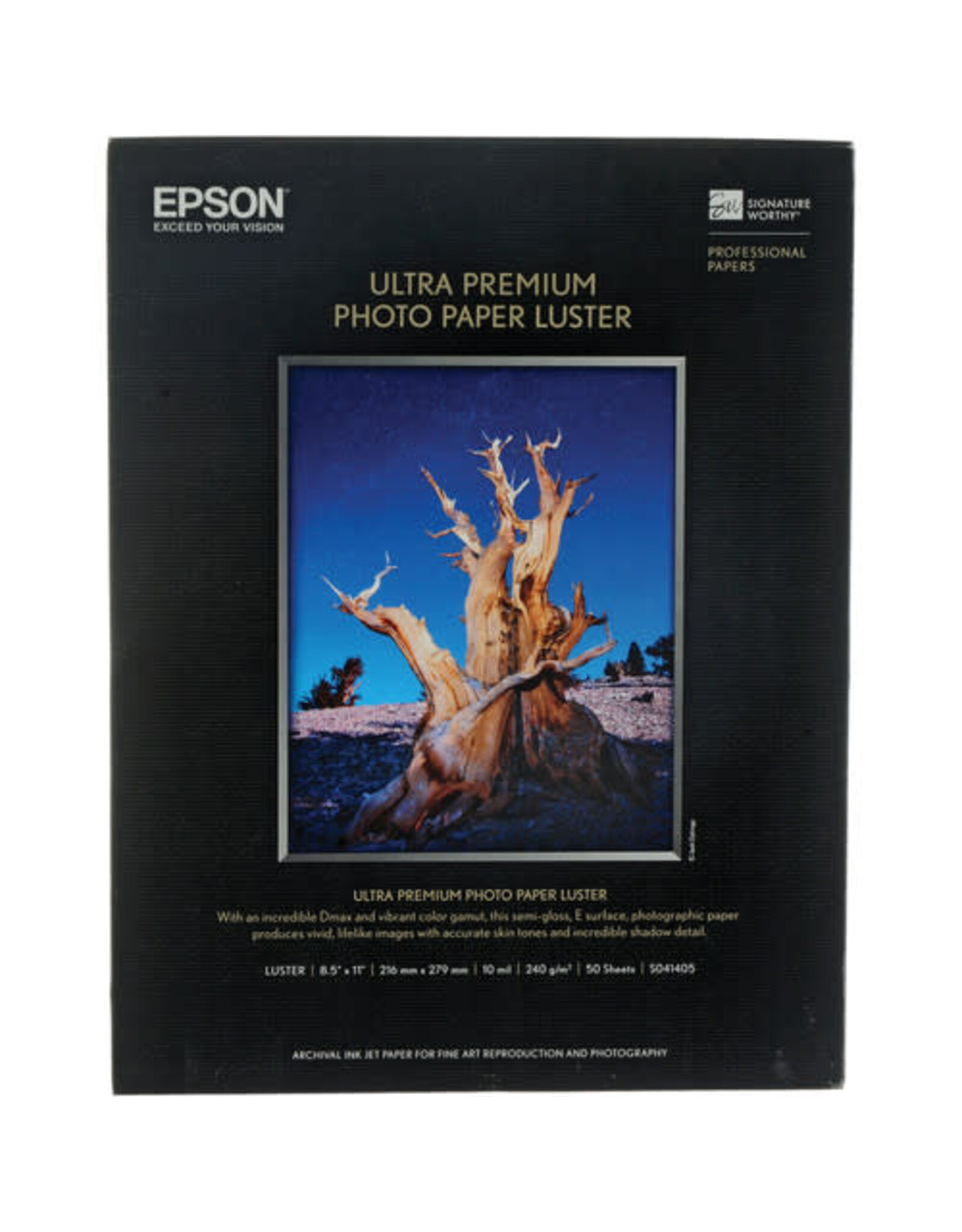 Epson Epson Ultra Premium Luster Photo Paper (8.5 x 11", 50 Sheets)