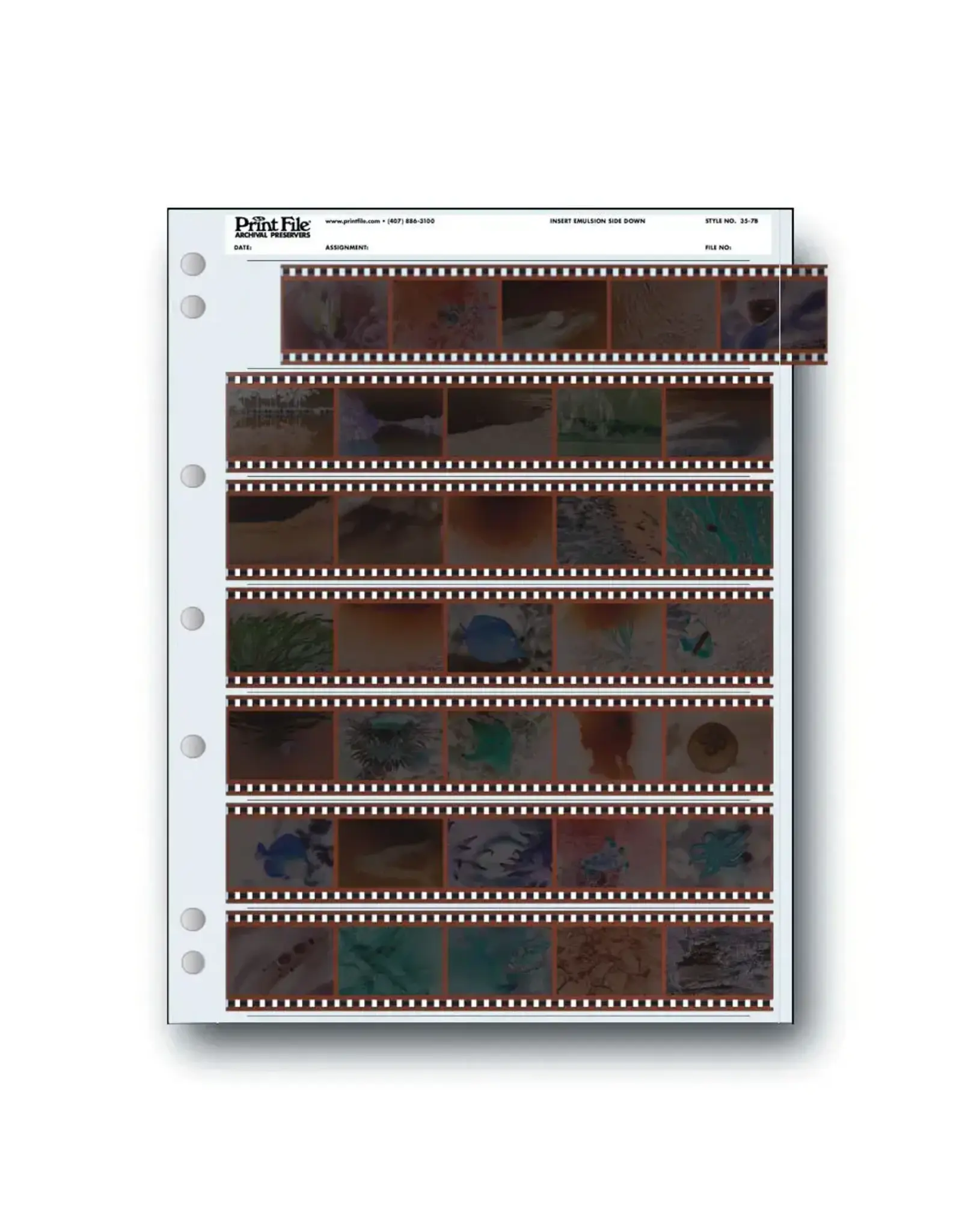 Print File Negative Preservers 35-7B 100