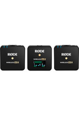 RODE Wireless GO II 2-Person Compact Digital Wireless Microphone System/Recorder (2.4 GHz, Black)