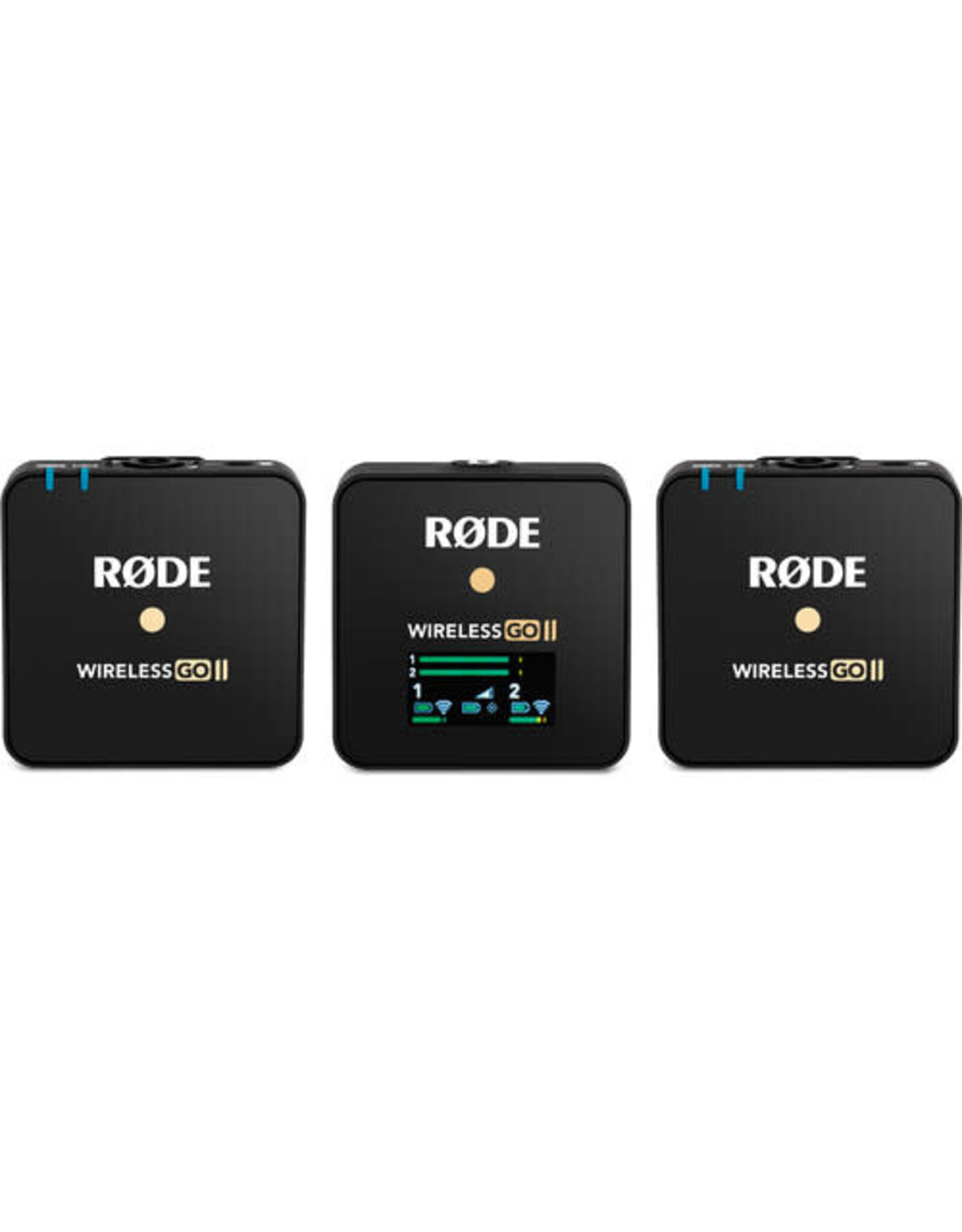 RODE Wireless GO II 2-Person Compact Digital Wireless Microphone System/Recorder (2.4 GHz, Black)