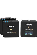 RODE Wireless GO II 2-Person Compact Digital Wireless Microphone System/Recorder (2.4 GHz, Black)