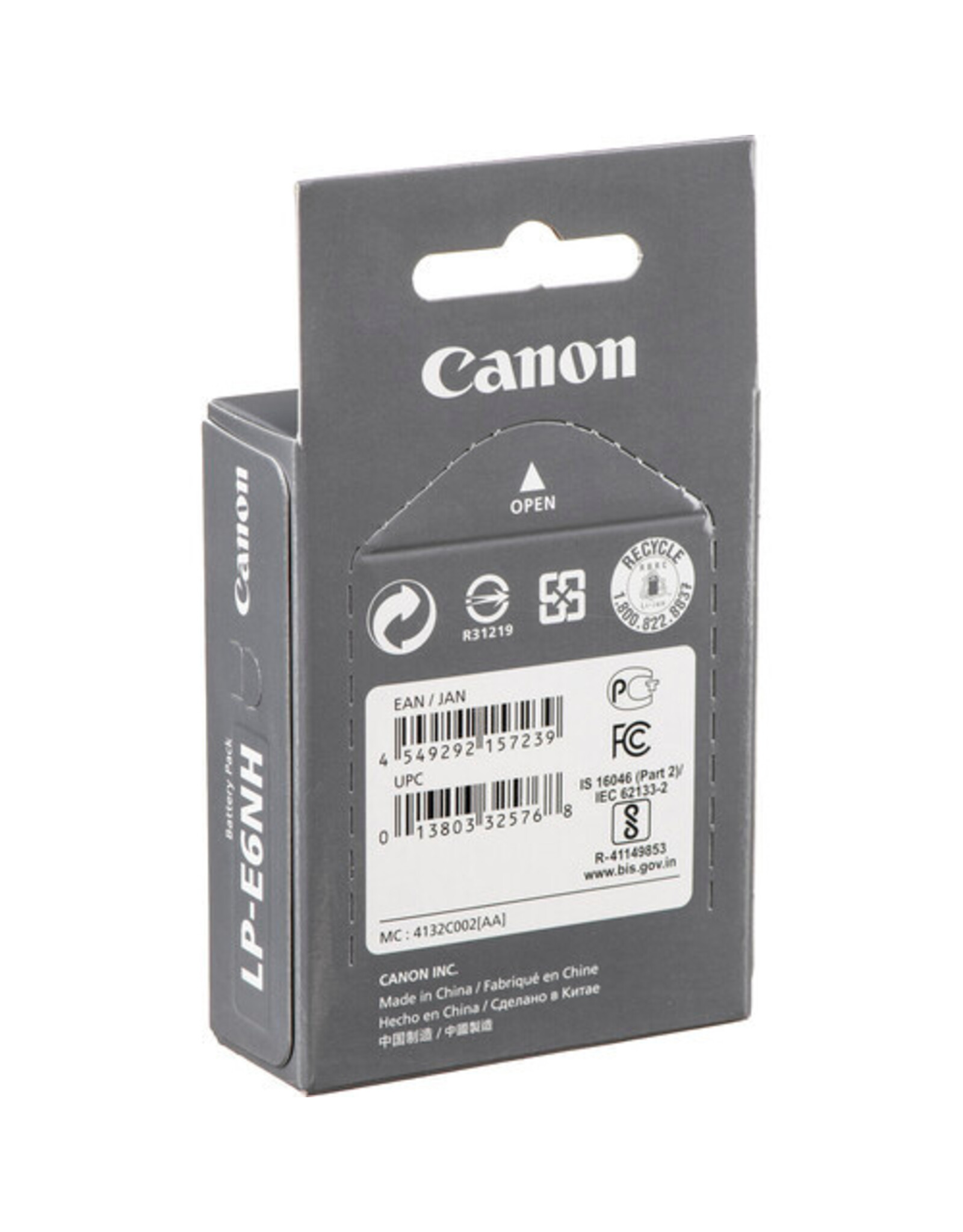 Canon Canon LP-E6NH Lithium-Ion Battery (7.2V, 2130mAh) ORIGINAL