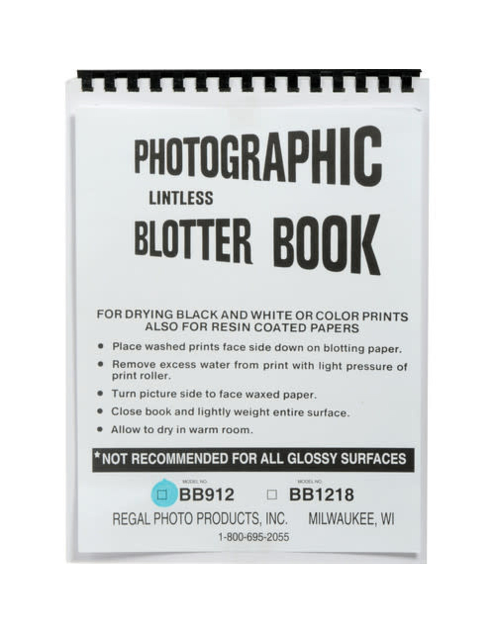 Photographic Lintless Blotter Book