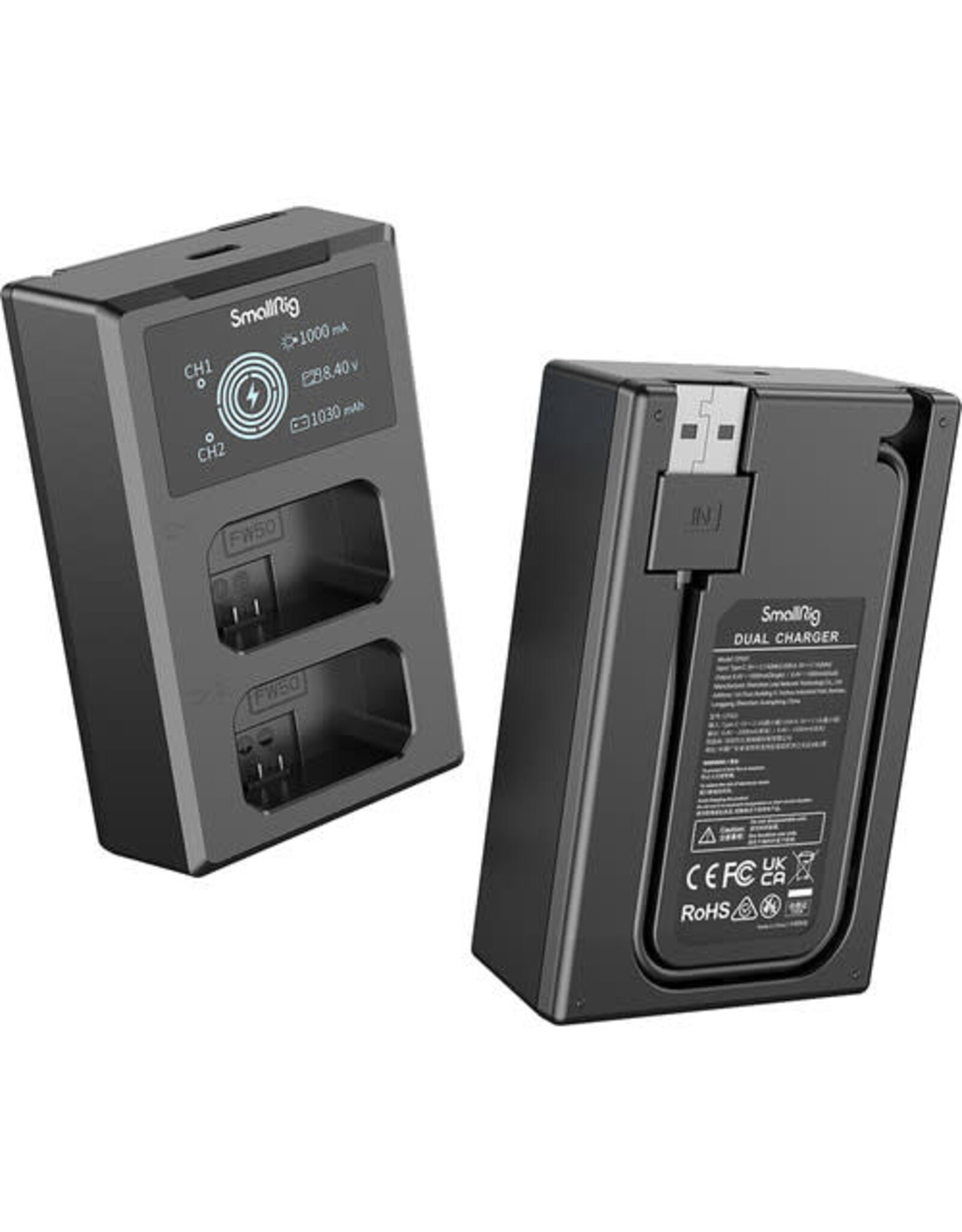 SmallRig SmallRig NP-FW50 Kit with 2 Batteries and 2-Bay USB Charger