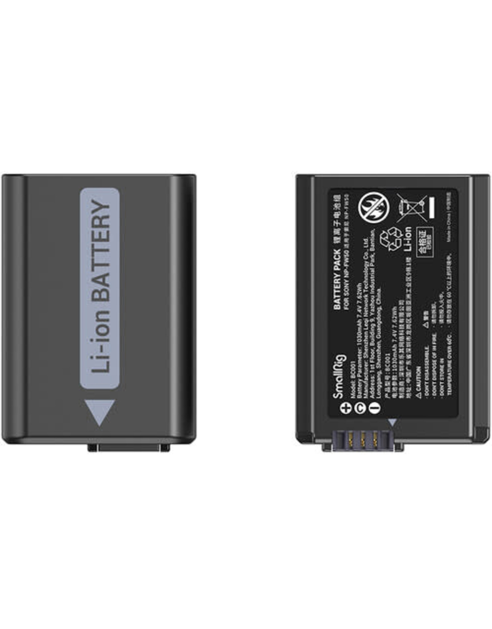 SmallRig SmallRig NP-FW50 Kit with 2 Batteries and 2-Bay USB Charger