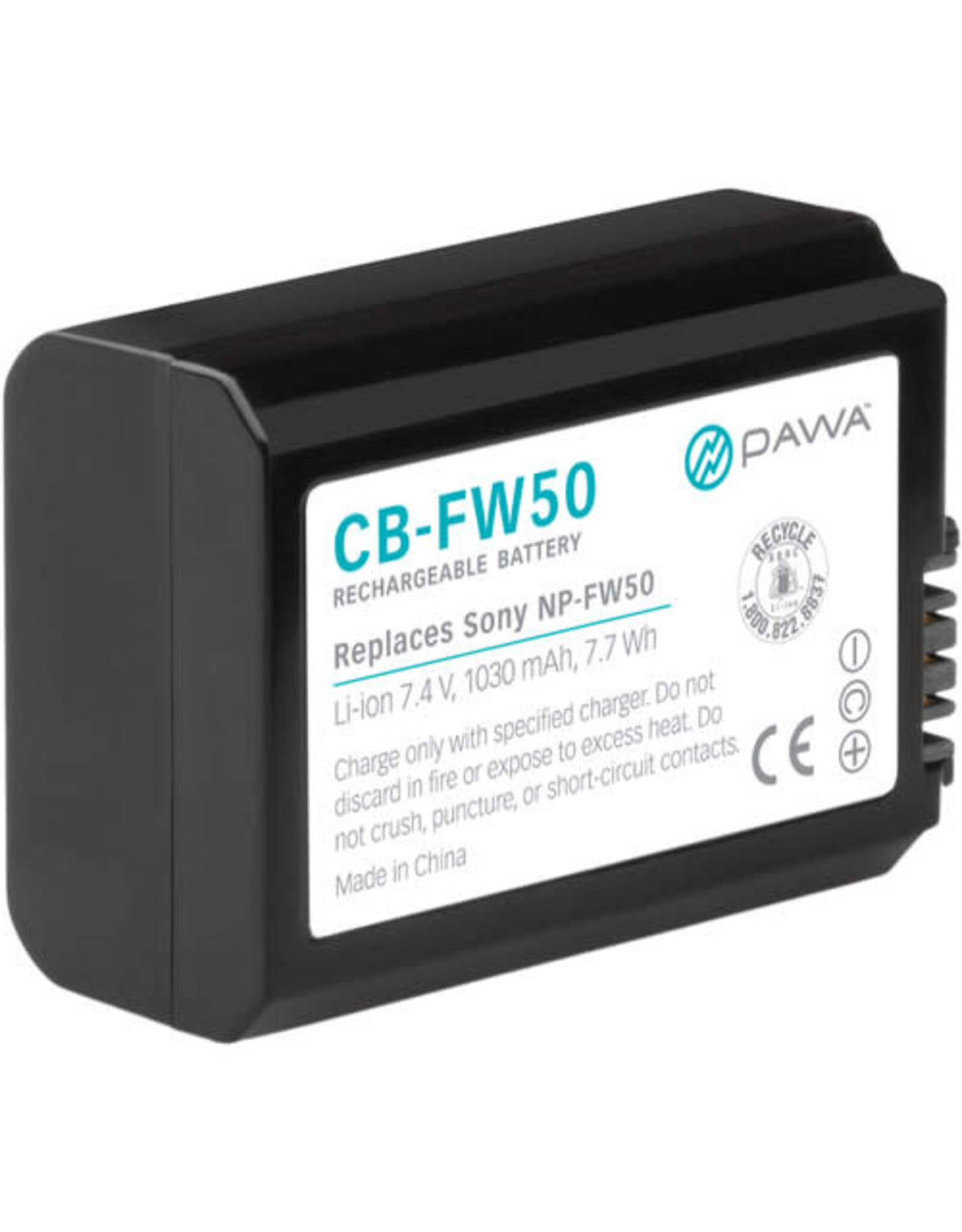 Pawa NP-FW50 Lithium-Ion Battery Pack (7.4V, 1030mAh)