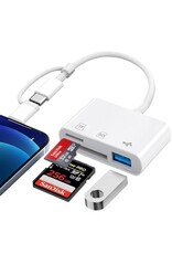 USBC and Lightning SD Card Reader