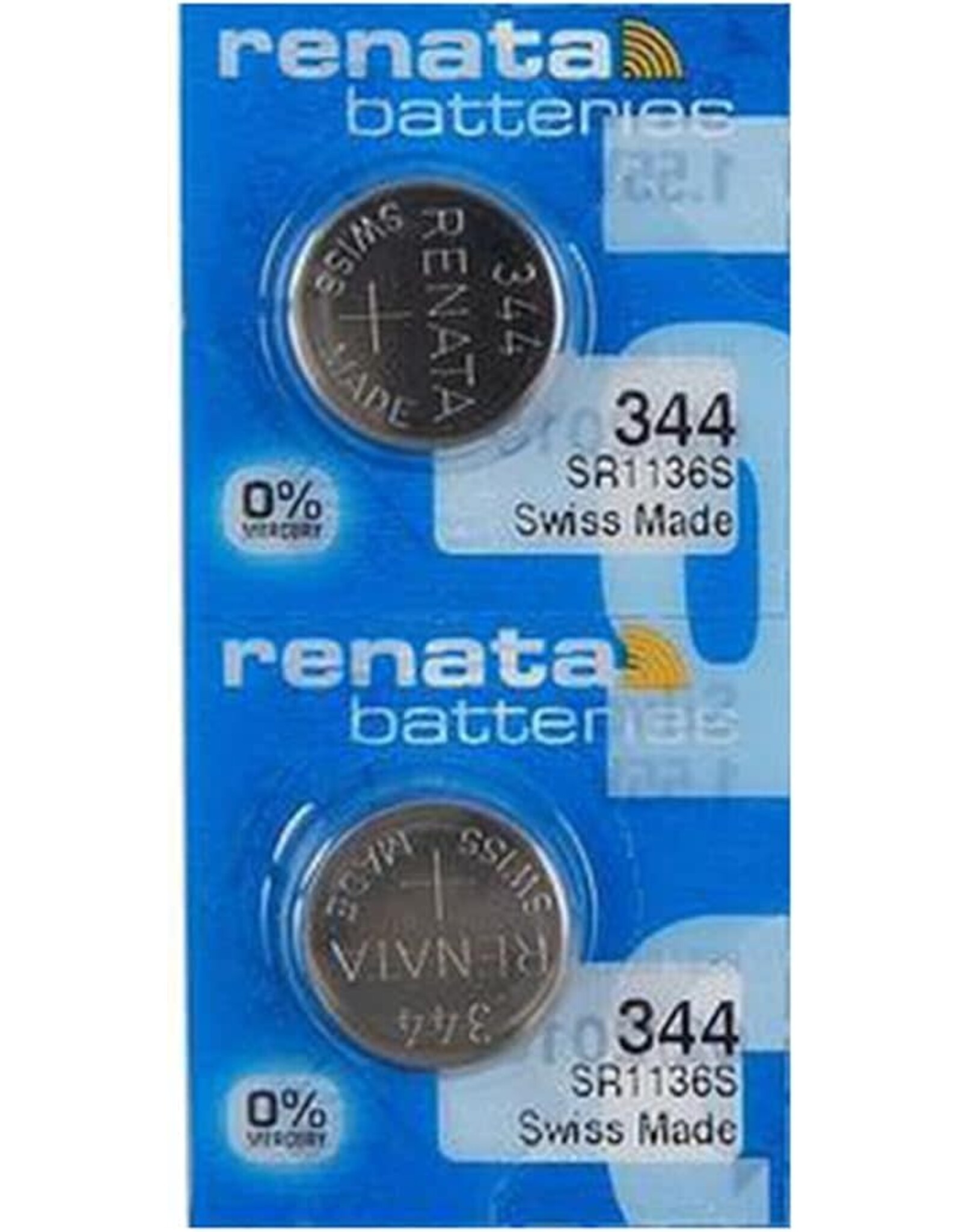 #344 Watch Battery (Pak of 2)