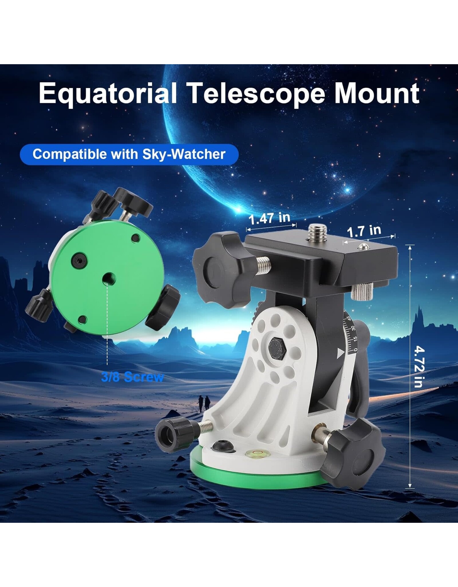 ZWO Latitude base for Seestar EQ mode