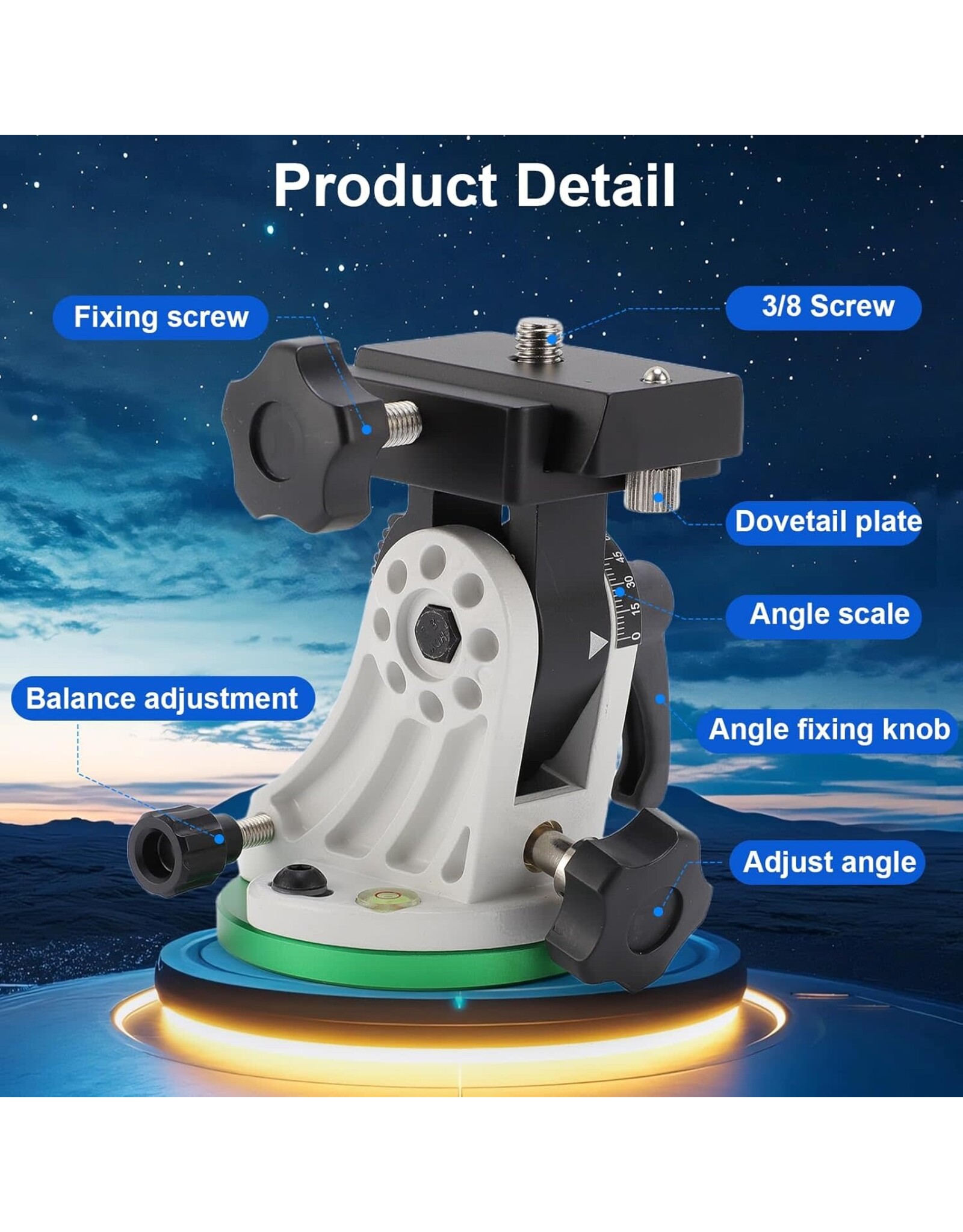 ZWO Latitude base for Seestar EQ mode