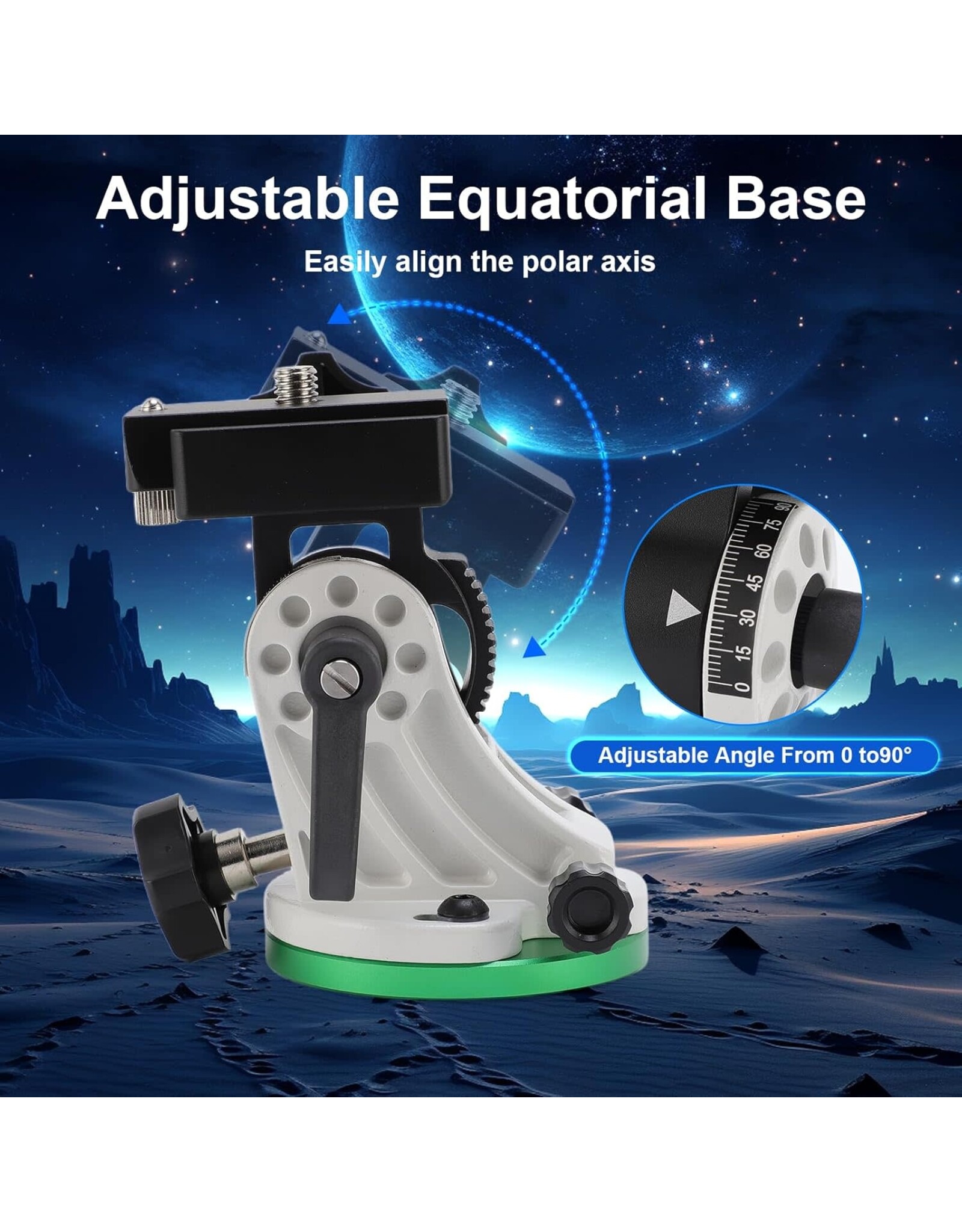 ZWO Latitude base for Seestar EQ mode